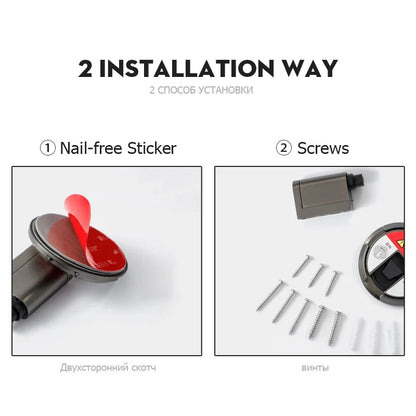 Magnetic Door Stopper Flexible Heavy Duty No Drill