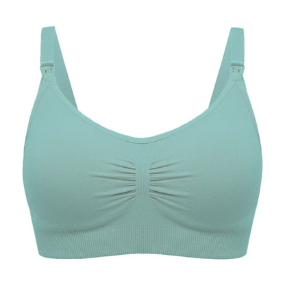 seamless wire-free maternity, nylon, all seasons – Breathable women's nursing bra