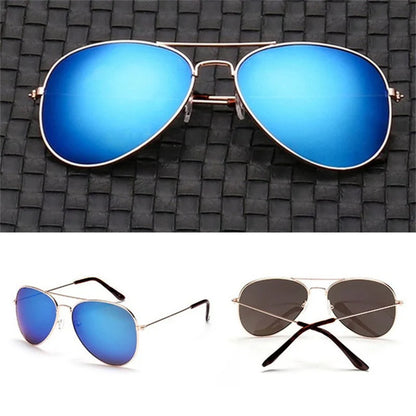 Double 2025 Bridge Aviation Sunglasses for Women - UV400 Alloy Frame Mirror Glasses