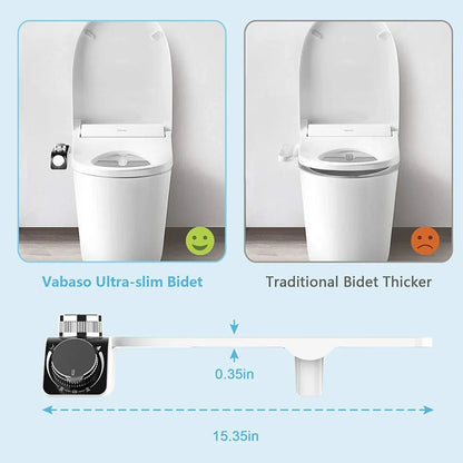 Bidet Toilet Seat Attachment Dual Nozzle Self Cleaning Non Motor-Driven Fall 2026 Household Upgrade