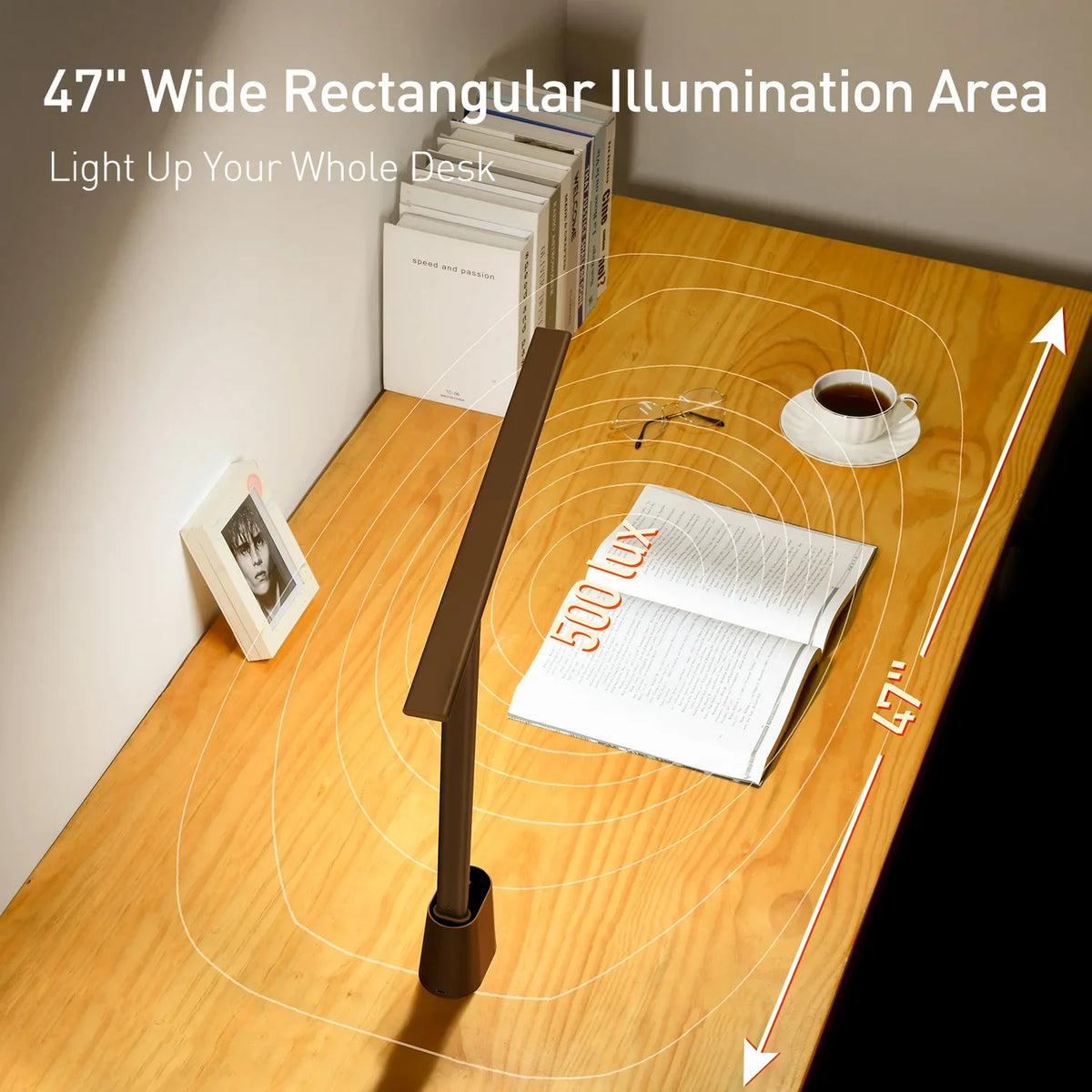 Desk LED Lamp Foldable Dimmable Eye Protection Study