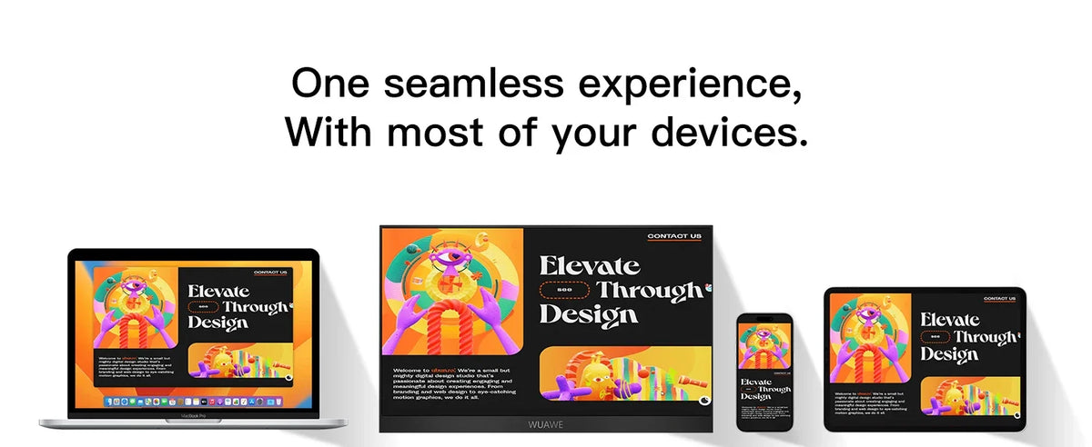 15.6 Inch Travel-Friendly Monitor USB C HDMI HDR Travel Screen