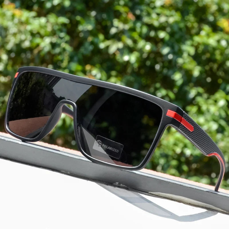 Sunglasses Polarized for Men Square Oversized UV400 Anti-Glare Goggles