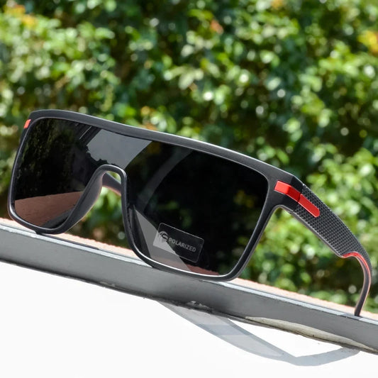 Sunglasses Polarized for Men Square Oversized UV400 Anti-Glare Goggles