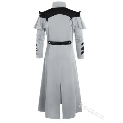 Gothic Steampunk Trench Coat Halloween Costume Jacket