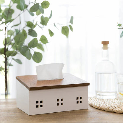 Tissue Box Wooden Scandinavian Napkin Holder Box Fall 2025 Kitchen Dining Organizer Eco Friendly Rustic Gift