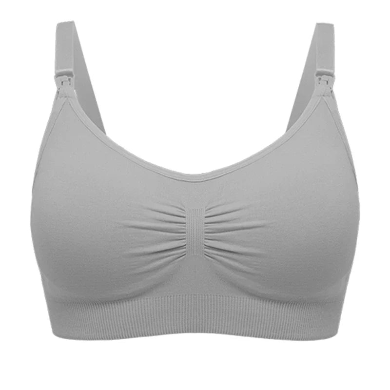 seamless wire-free maternity, nylon, all seasons – Breathable women's nursing bra