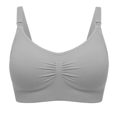 seamless wire-free maternity, nylon, all seasons – Breathable women's nursing bra