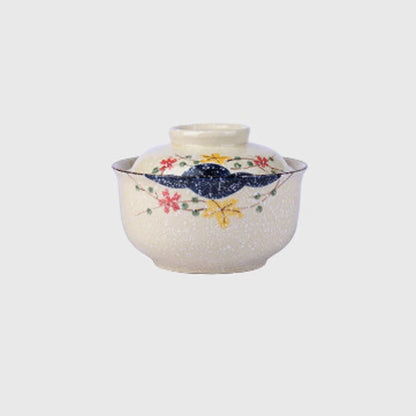 Bowl Ramen Large Ceramic With Lid Retro Fall 2025 Tableware