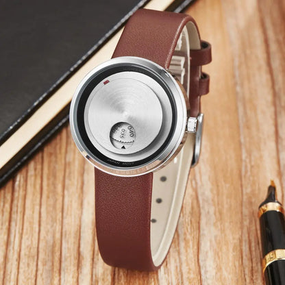 Quartz Watch Minimalist Leather Strap Couple Watch Kit Fall 2025 Water-Resistant Japanese Movement Gift