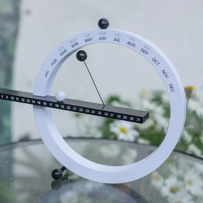Perpetual Calendar Scandinavian Minimalist Desk Calendar Fall 2025 Household Office Decor Hand-Operated Timeless Birthday Gift