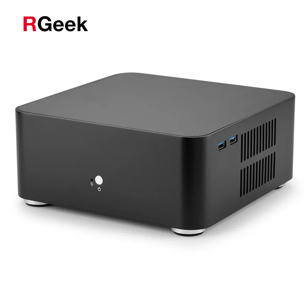 ITX Mini Case All Aluminum Chassis With Built In PSU