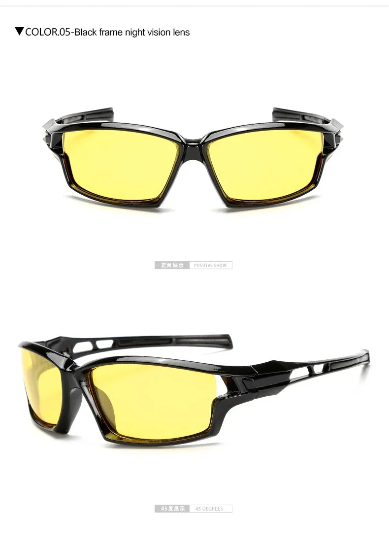 Driving Night Sunglasses Polarized Yellow Lenses Fall 2025 Glare Reduction UV400