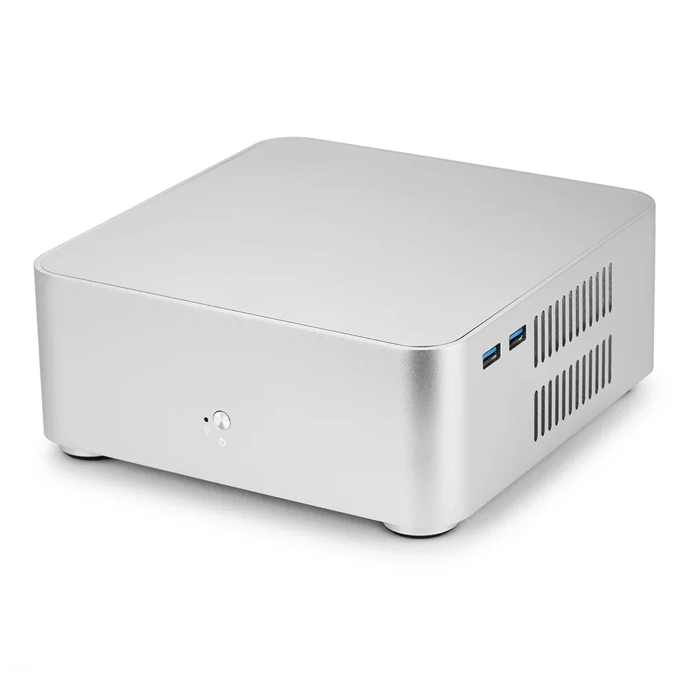 ITX Mini Case All Aluminum Chassis With Built In PSU