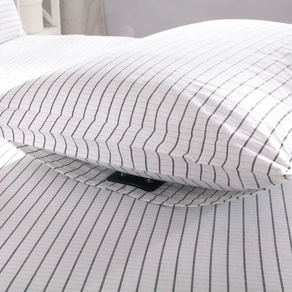 Fitted Earthing Sheet Organic Cotton Silver Grounding