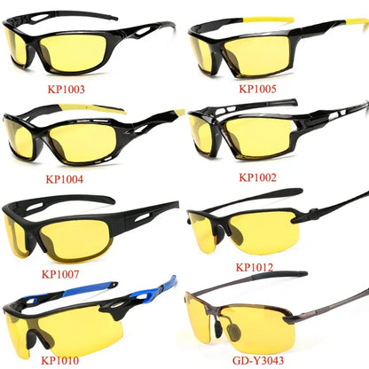 Driving Night Sunglasses Polarized Yellow Lenses Fall 2025 Glare Reduction UV400