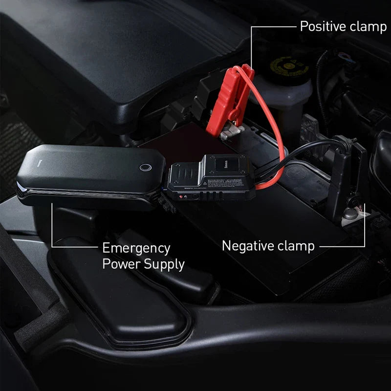 Car Jump Starter 800A Travel-Friendly Power Bank For Auto Emergency Booster, Fall 2025 Road Trip Ready