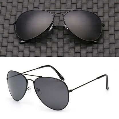 Double 2025 Bridge Aviation Sunglasses for Women - UV400 Alloy Frame Mirror Glasses