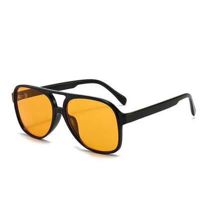 Pilot Retro Sunglasses Unisex Fashion Polarized Shades Gradient Color Outdoor Wear