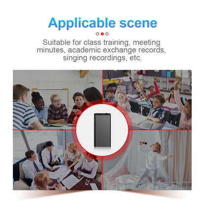 Voice Recorder Ultra Thin Mini Digital Dictaphone Travel-Friendly