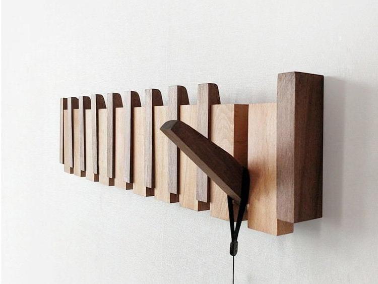 Coat Rack Wall Mounted Handmade Wooden Hallway Organizer Fall 2026 Household Decor Eco Friendly Gift Idea