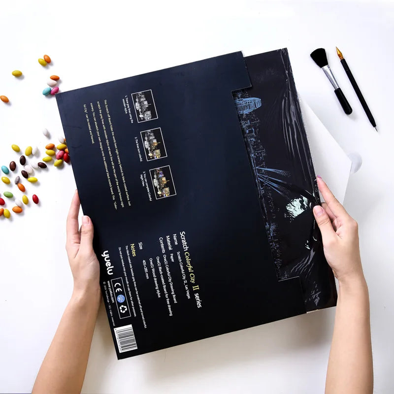 Kids 40.5cm Coloring Scratch Picture Toy for Stress Relief