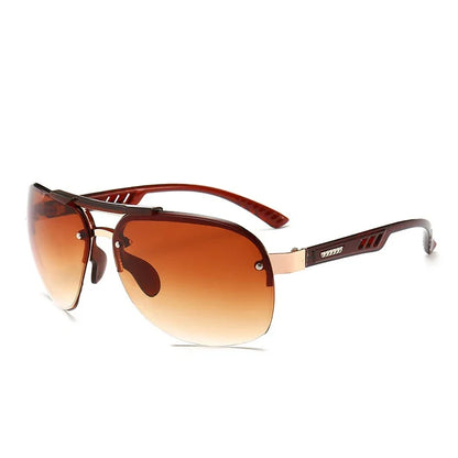 Fashion 2025 Vintage Metal Pilot Sunglasses for Men Women Driving Eyewear