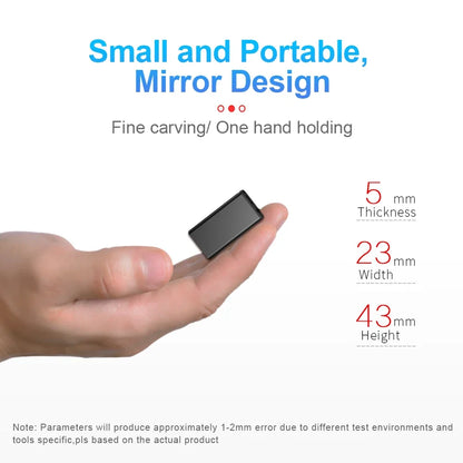 Voice Recorder Ultra Thin Mini Digital Dictaphone Travel-Friendly
