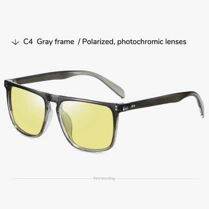 Photochromic Sunglasses Polarized Lenses For Driving Day And Night Comfort Light Frame Fall 2025 Trend
