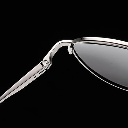 Metal Aviation Frame Color Changing Sunglasses for Men, Pilot Day Night Vision Driving