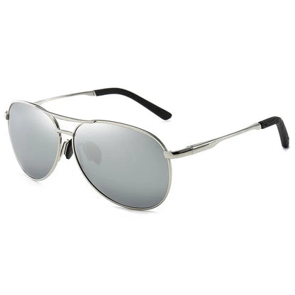 Metal Aviation Frame Color Changing Sunglasses for Men, Pilot Day Night Vision Driving