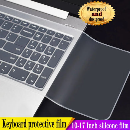 Water-Resistant Silicone Keyboard Cover Dustproof Protective Film for Laptops & Accessories