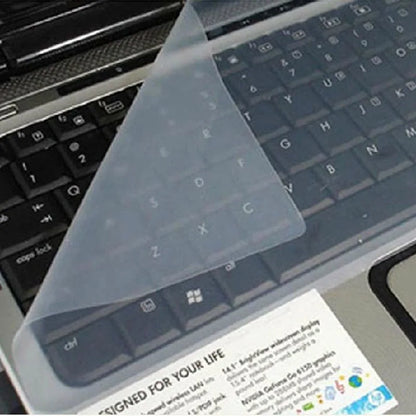 Water-Resistant Silicone Keyboard Cover Dustproof Protective Film for Laptops & Accessories