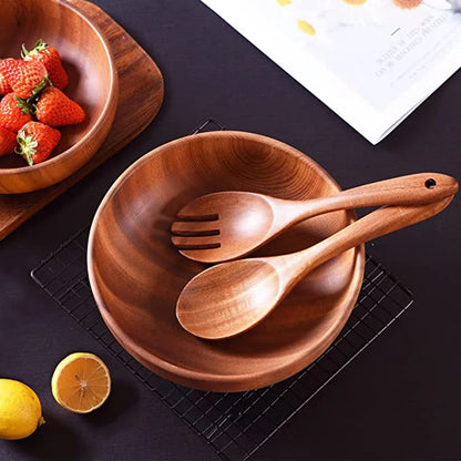 Eco-Friendly Cooking Spoons Non-Stick Safe 2026 – Organic Teak Wooden Kitchen Utensil Kit