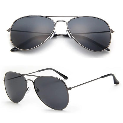 Double 2025 Bridge Aviation Sunglasses for Women - UV400 Alloy Frame Mirror Glasses