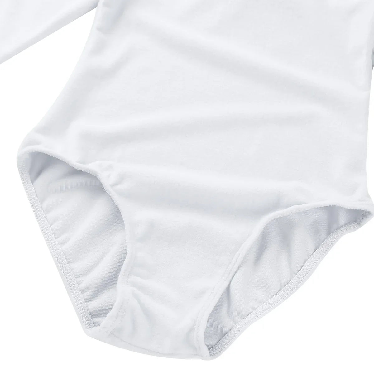 Plush, Sturdy Girls' Leotard - Long Sleeve, Polyamide, Elastane, Polyester, Dance Class