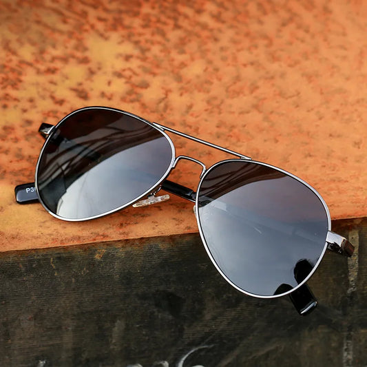 Aviation Sunglasses for Compact Face Retro Male Pilot UV400