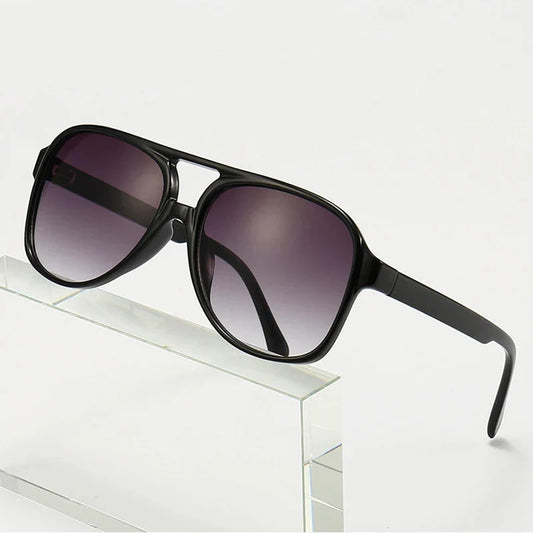 Pilot Retro Sunglasses Unisex Fashion Polarized Shades Gradient Color Outdoor Wear