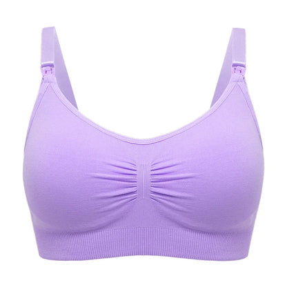 seamless wire-free maternity, nylon, all seasons – Breathable women's nursing bra
