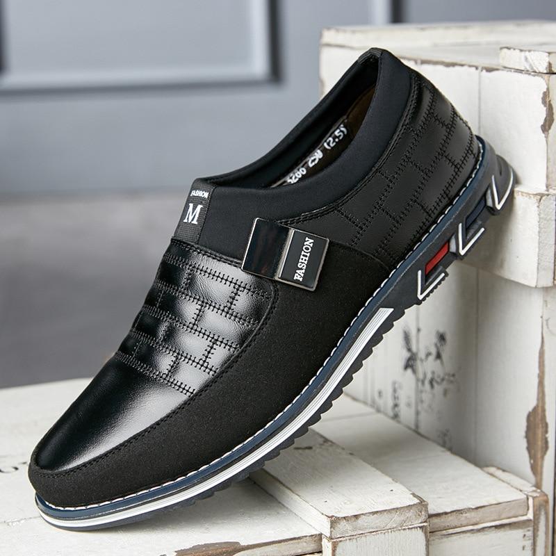Breathable Leather Men's Shoes with Orthopedic Support, Soft Insole, and Versatile Design for All Occasions-3
