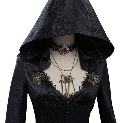 Vampire Lady Cosplay Costume from Evil Village - Top-Grade Quality Outfit for Halloween, Conventions, and Themed Parties