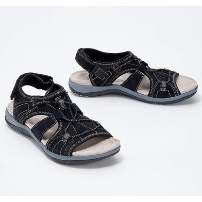 Comfortable Open Toe Sandals for Women with 3-Point Support and Shock Absorption, Ideal for Daily Wear and Pain Relief-5