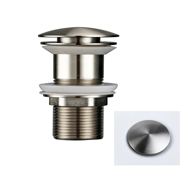 Pop2026 Edition Up Drain Button Sink Stopper Corrosion Resistant Bathroom Accessory For Kitchen Or Bath Contemporary Renovation