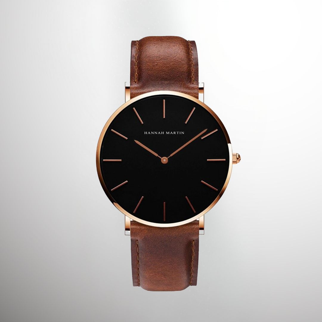 Hochwertige Herren Armbanduhr – klassisches Design, Edelstahl, für jeden Anlass 0