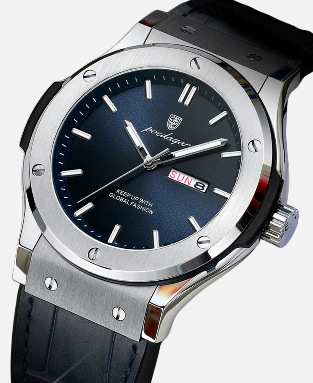 Hochwertige Herren Uhr – klassisches Design, Edelstahl, für Business und Freizeit 1