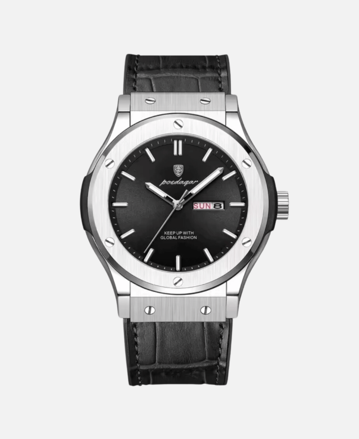 Hochwertige Herren Uhr – klassisches Design, Edelstahl, für Business und Freizeit 2