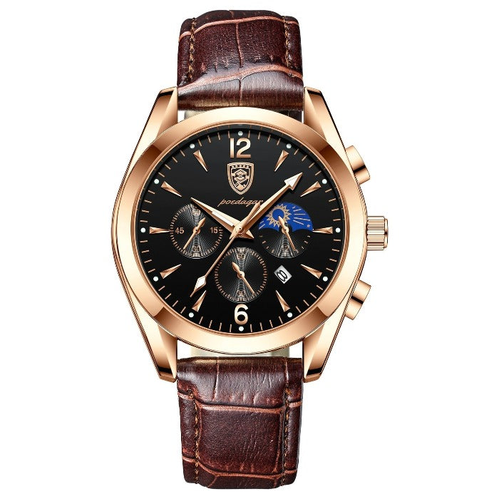 Hochwertige Herren Uhr – klassisches Edelstahl-Design, wasserdicht, für jeden Anlass 2