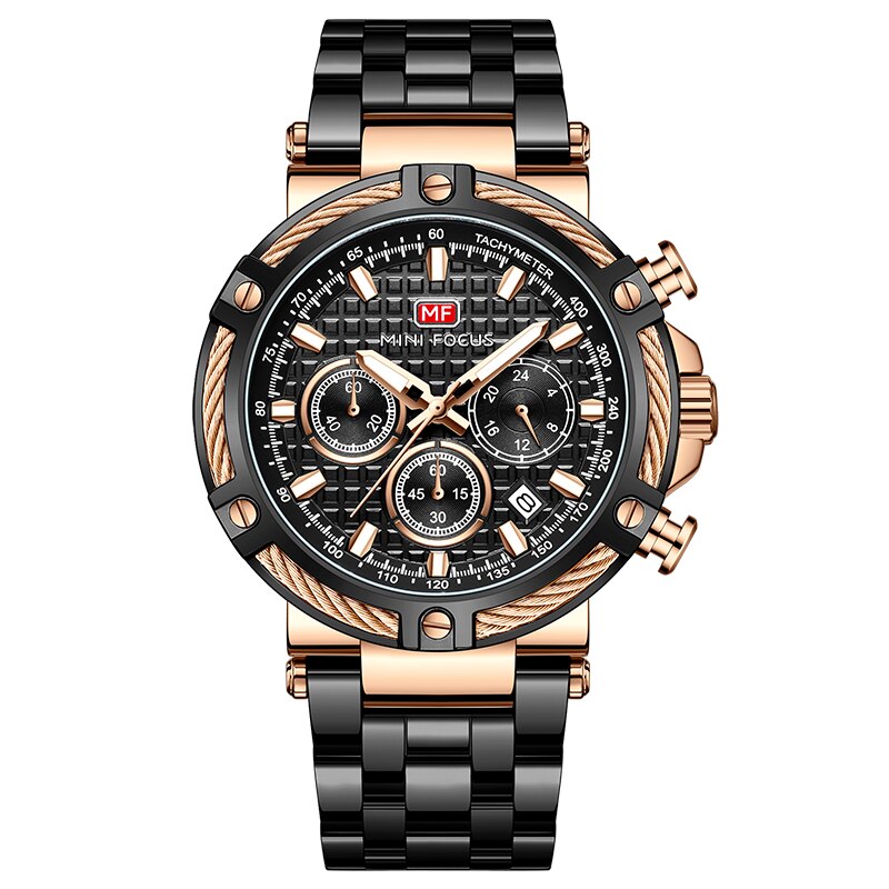 Hochwertige Herrenarmbanduhr – modernes Design, Edelstahl, für jeden Anlass 7