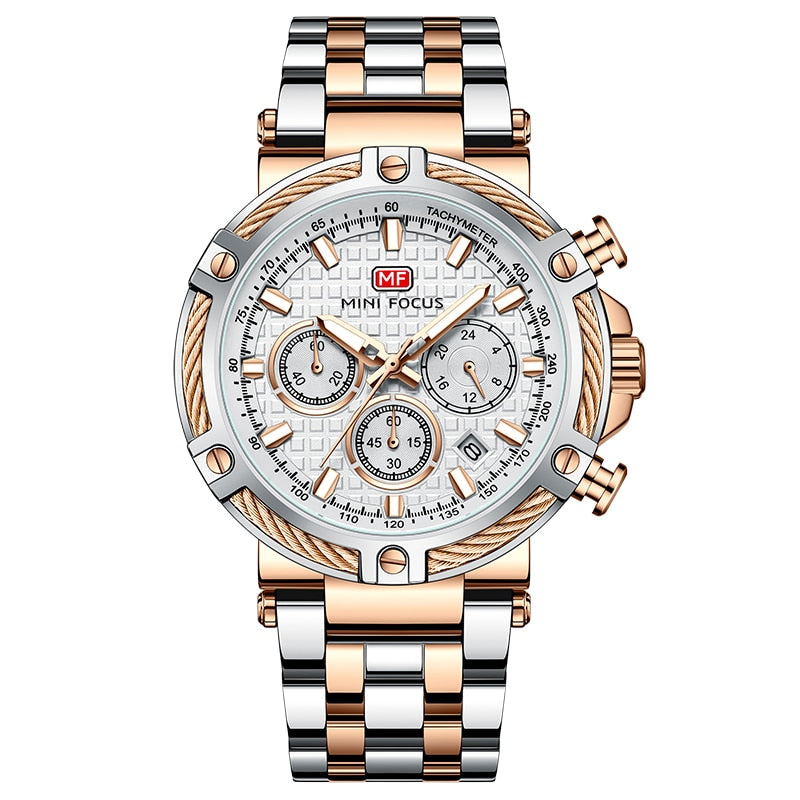 Hochwertige Herrenarmbanduhr – modernes Design, Edelstahl, für jeden Anlass 8
