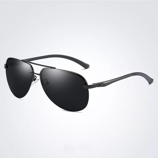Hochwertige polarisierte Sonnenbrille für Herren und Damen – metallischer Rahmen, verspiegelte Gläser, ideal für den Sommer 0